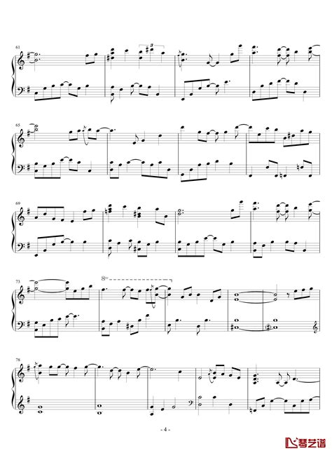 Letter钢琴谱 Yiruma 简谱网