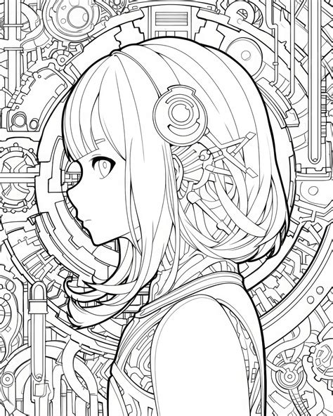 Premium Photo | Anime Coloring Page Black and White Line Art of Popular ...