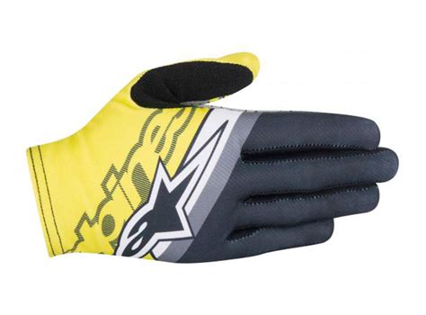 Ripley GUANTE ALPINESTARS F LITE DROP XL AMARILLO NEGRO