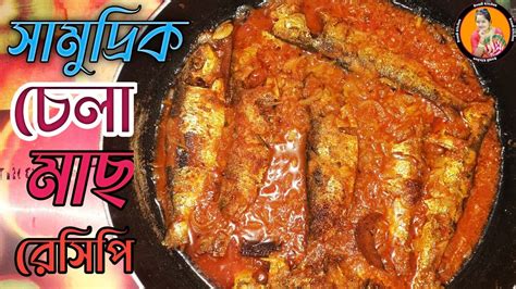 সামুদ্রিক সুস্বাদু চেলা মাছ এর ভুনা রেসিপিseafish Recipe Bangali