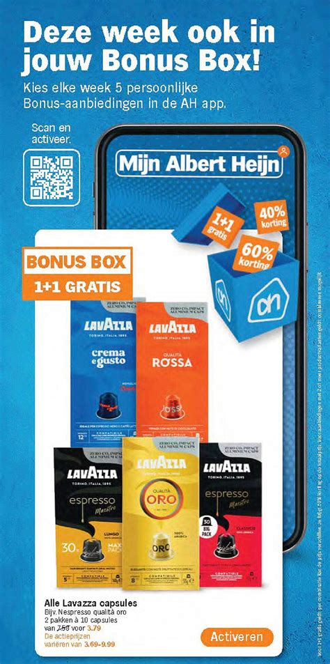 Alle Lavazza Capsules Aanbieding Bij Albert Heijn Folders Nl