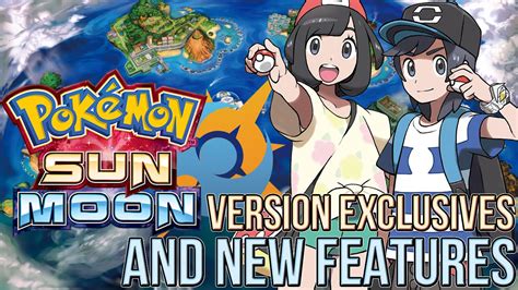 Pokemon Sun And Moon Version Exclusives Speedymasa