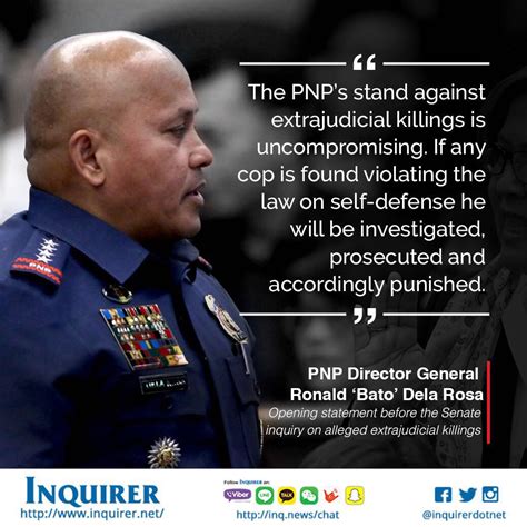 Pnp Chief Bato Dela Rosa S Opening Statement At The Senate Inquiry On