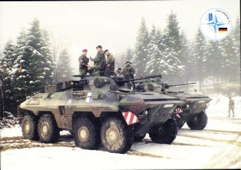 Ansichtskarte Postkarte Deutsche Bundeswehr Panzer Akpool De