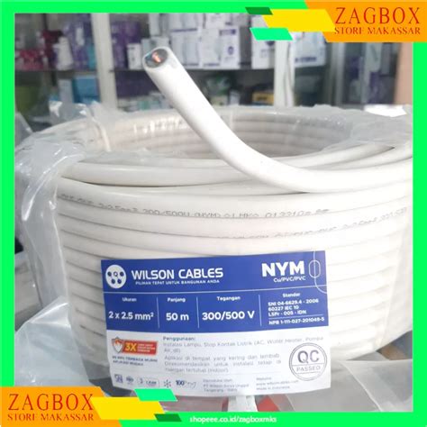 Jual Kabel Listrik NYM 2x2 5mm Wilson Kabel Tembaga Kabel PLN SNI