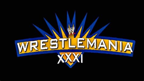 WWE WrestleMania 31 Logo Awesome Wrestlemania 31 HD Wallpaper Pxfuel