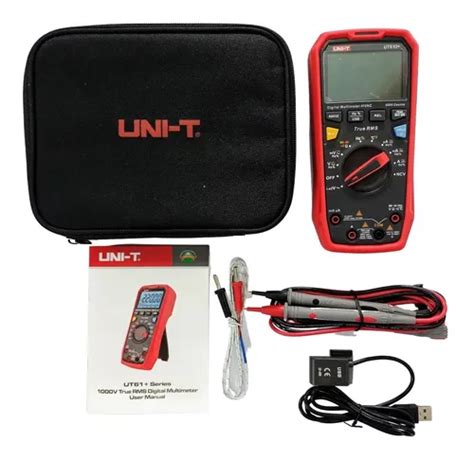 Uni T Multímetro Tester Digital Rms Temp Ut61d 1000v 20a Envío Gratis