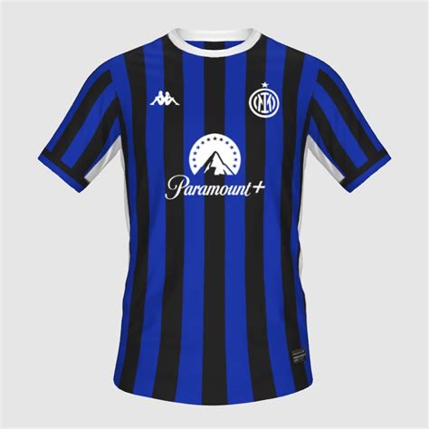 Inter Milan X Kappa Home Kit Concept FIFA 23 Kit Creator Showcase