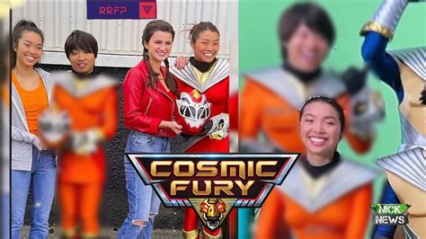 First Images Of The Orange Ranger From Power Rangers Cosmic Fury Fern