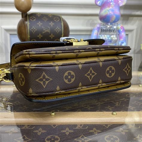 LV M46279 Louis Vuitton Pochette Métis East West Bag Yellow Flower