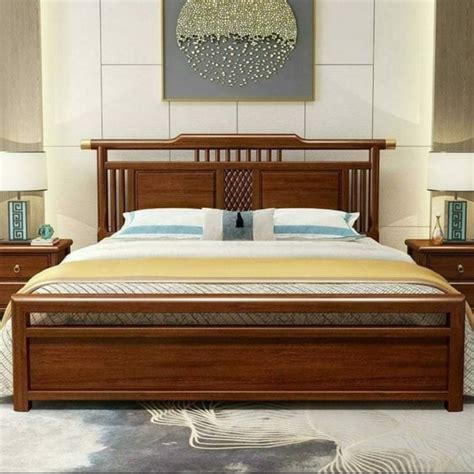 Cot Aston Queen Size Bed In Teak Wood Online