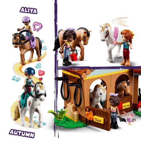 LEGO Friends 41745 Autumn's Horse Stable with 2 Toy Horses | Smyths Toys UK