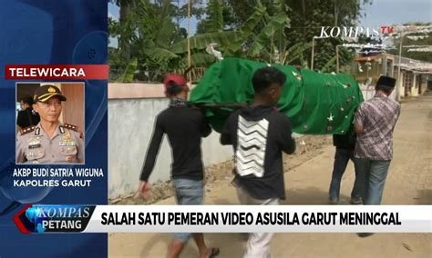 Tersangka Video Asusila Garut Meninggal Dunia Polisi Kasus Tersangka