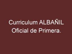 Curriculum ALBAÑIL Oficial de Primera curriculumsvitae net