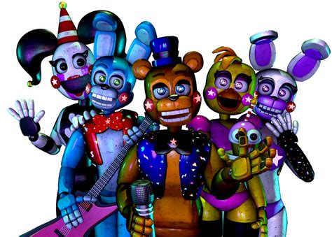 C4d Fnaf The Happy Animatronics By Tinar25 On Deviantart