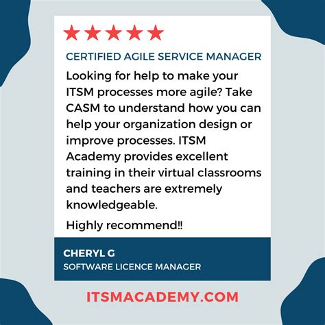 Certified Agile Service Manager Training Course Itsm Academy