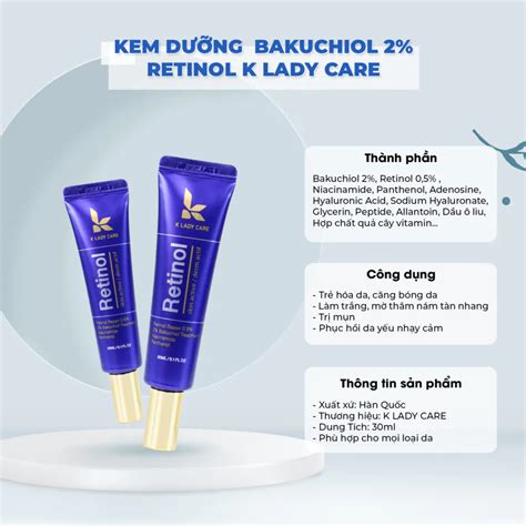 Kem Dưỡng Chống Lão Hóa K Lady Care Premium Retinol Elastin Cream 30ml