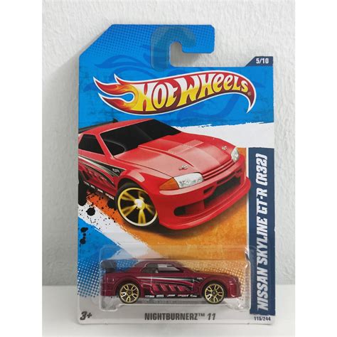 Hot Wheels Nissan Skyline GT R R32 GTR Card Got Crease And Soft Corner Shopee Malaysia