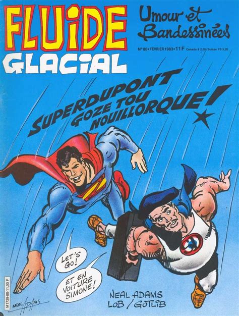 Fluide Glacial N 80 Février 1983 Couverture Neal Adams Lob