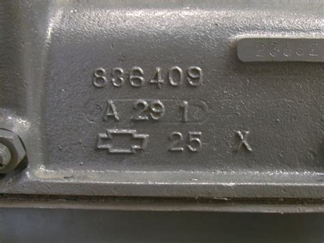 Top Chevy Engine Serial Number Identification