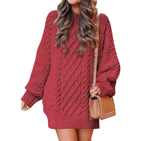 The Anrabess Cable Knit Sweater Dress Has Double Discounts At Amazon