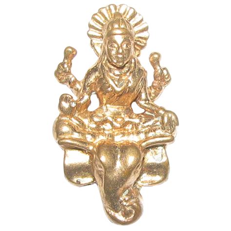 Ashtadathu Gajalakshmi Ashtalogam Pendant In Ashtaloha S