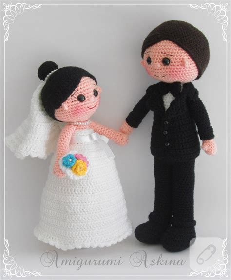 Amigurumi gelin damat çiftimiz 10marifet org