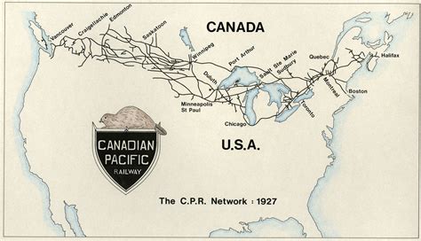 Canadian Pacific Railway : 1927 map - Tomintoul & Glenlivet