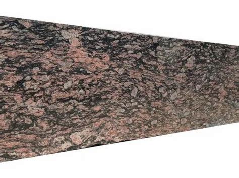 Polished Brazil Brown Granite Slab For Flooring Thickness 9 Mm At Rs