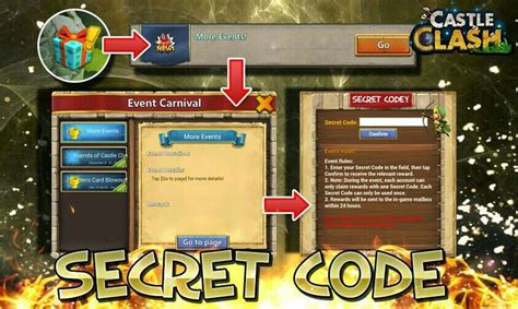 Evento De Codigos Secretos De Castle Clash Tutos Castle Clash