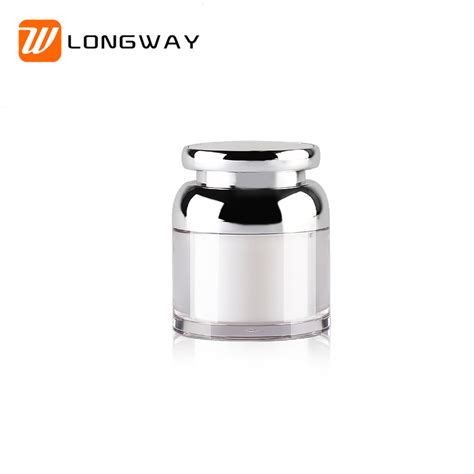 Wholesale Double Walled Cosmetic Acrylic Cream Jar Manufacturers And