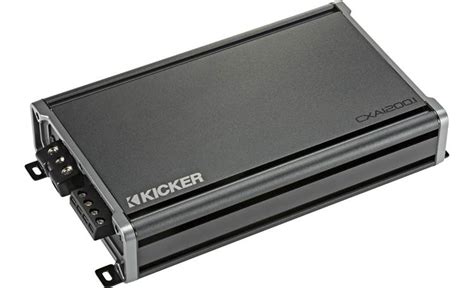 Kicker 46CXA1200 1T CX Series Mono Subwoofer Amplifier 1 200 Watts