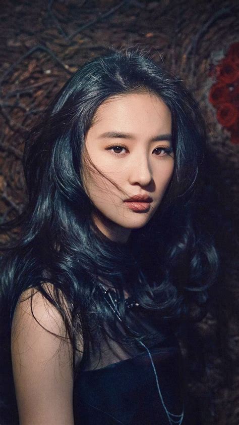 Girl Liu Yifei China Film Actress Model Singer Dark Asian Woman Asian