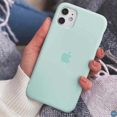 Funda Para Iphone Color Verde Menta Silicone Iphone Cases Iphone