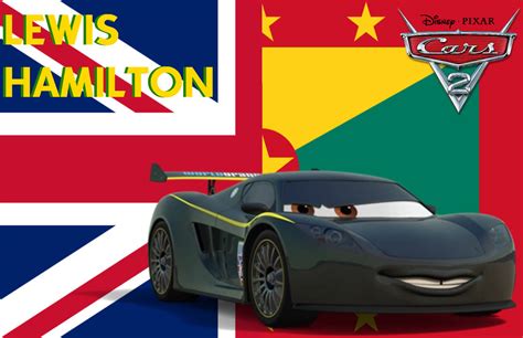 Cars 2 - WGP Lewis Hamilton Wallpaper by MarkHarrierT99 on DeviantArt