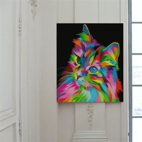 Gatito Pintar por Números MOHA