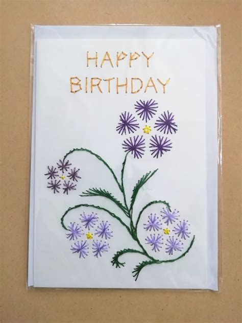 Happy Birthday Flowers Card - El Emporio de Zoe