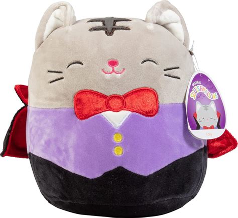 Squishmallows 8 Tally The Cat Vampire Official Kellytoy