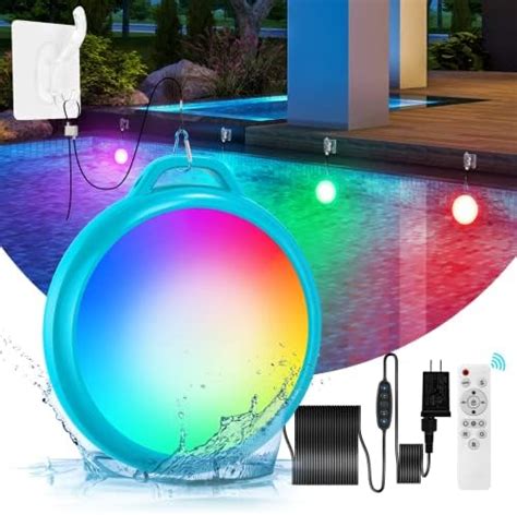 Amazon Jimimoro Pool Lights W Rgb Color Changing Inground Pool