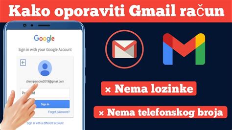 Kako Oporaviti Gmail Ra Un Bez Lozinke I Telefonskog Broja