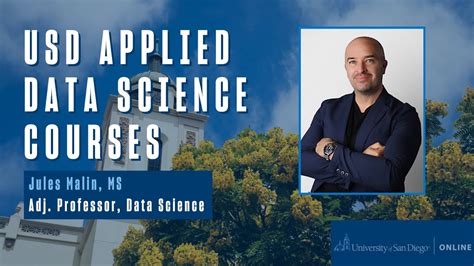 Jules Malin USD Applied Data Science Courses YouTube