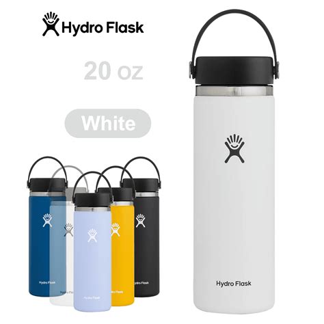 Hydro Flask 20 Oz Wide Mouth Water Bottle Stainless Steel Vacuum