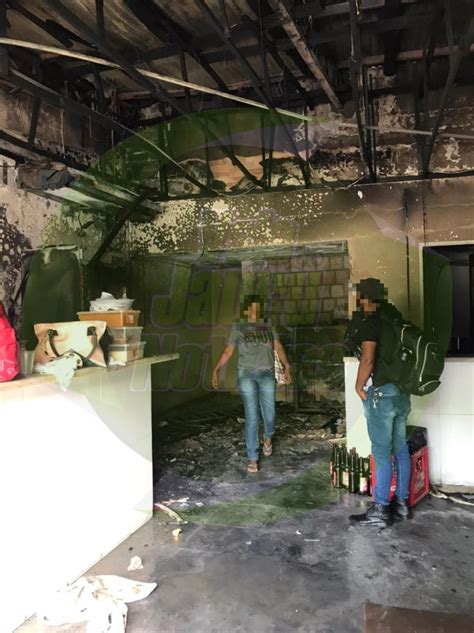 Fotos mostram destruição causada pelo fogo em restaurante no centro de