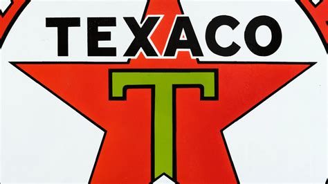 Texaco Gasoline Motor Oil Sign DSP 42 Inches | S23 | Walworth 2016