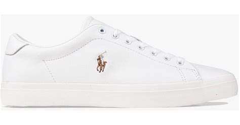 Polo Ralph Lauren Longwood-sneakers-vulc Shoes in White for Men | Lyst