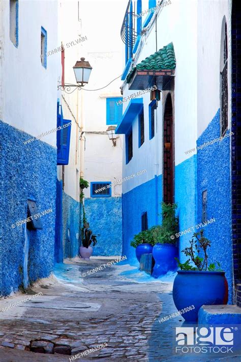 Morocco Rabat Casbah Des Oudaias Kasbah Of The Udayas Stock Photo