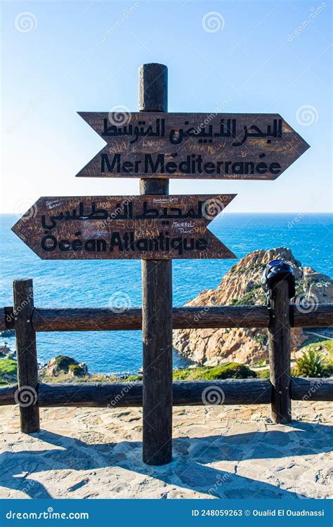 The Meeting Point Of The Mediterranean Sea And The Atlantic Ocean