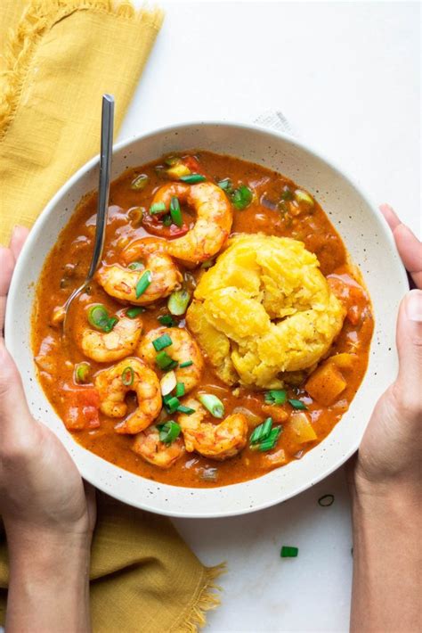 Mofongo Con Camarones En Salsa Criolla Mil Recetas De Cocina