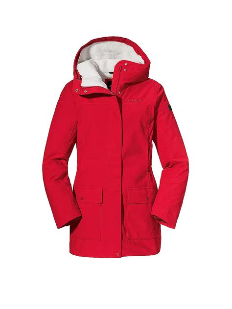 SCHÖFFEL Damen Winterparka Rotterdam L rot