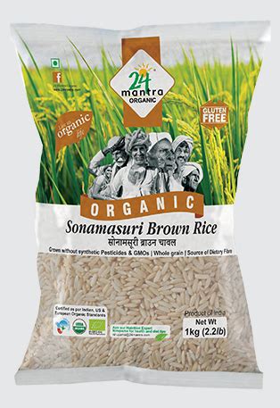 Organic Rice Sona Masoori Kg Usda Certified